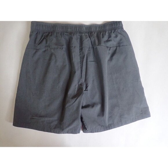 Skora Qwick Dry Shorts Men L Athletic Performance Gray Reflective Drawstring Run - Picture 4 of 4